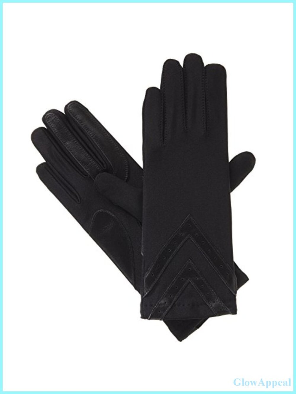 Women's Touchscreen Cold Weather Gloves Chevron Fleece Lined Stretch